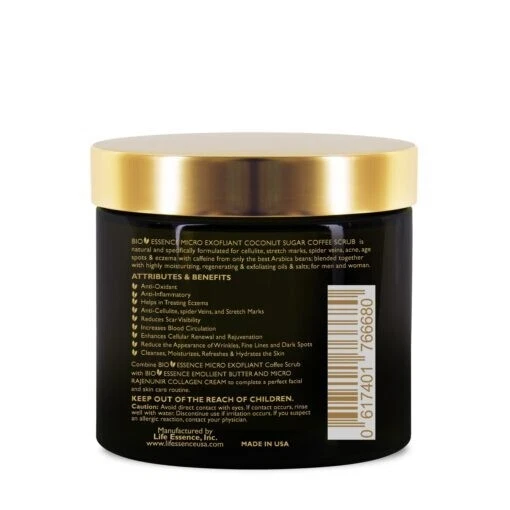 Facial Exfoliation Scrub - Exfoliant Coffee Scrub With Coconut Sugar - Image 2 of 4