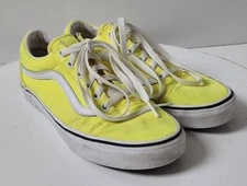 Vans Unisex Off The Wall 508731 Yellow Casual Shoes Sneakers Men 6 Women 7.5