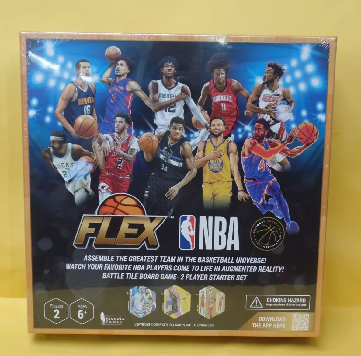 Sequoia Games NBA Series 2 Flex Sports Game | Deluxe 2 Player Starter Set