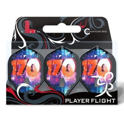 L-style L1Pro Fallon Sherrock ''170'' V4 Flights - Black