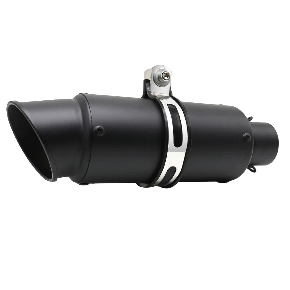 Tubo silenciador de escape antideslizante de 51 mm para motocicleta de carreras para Honda Suzuki Yamaha BMW Foto 3 de 4