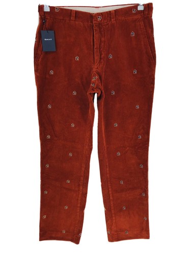 RRP €289 GANT Red Regular Straight Fit 