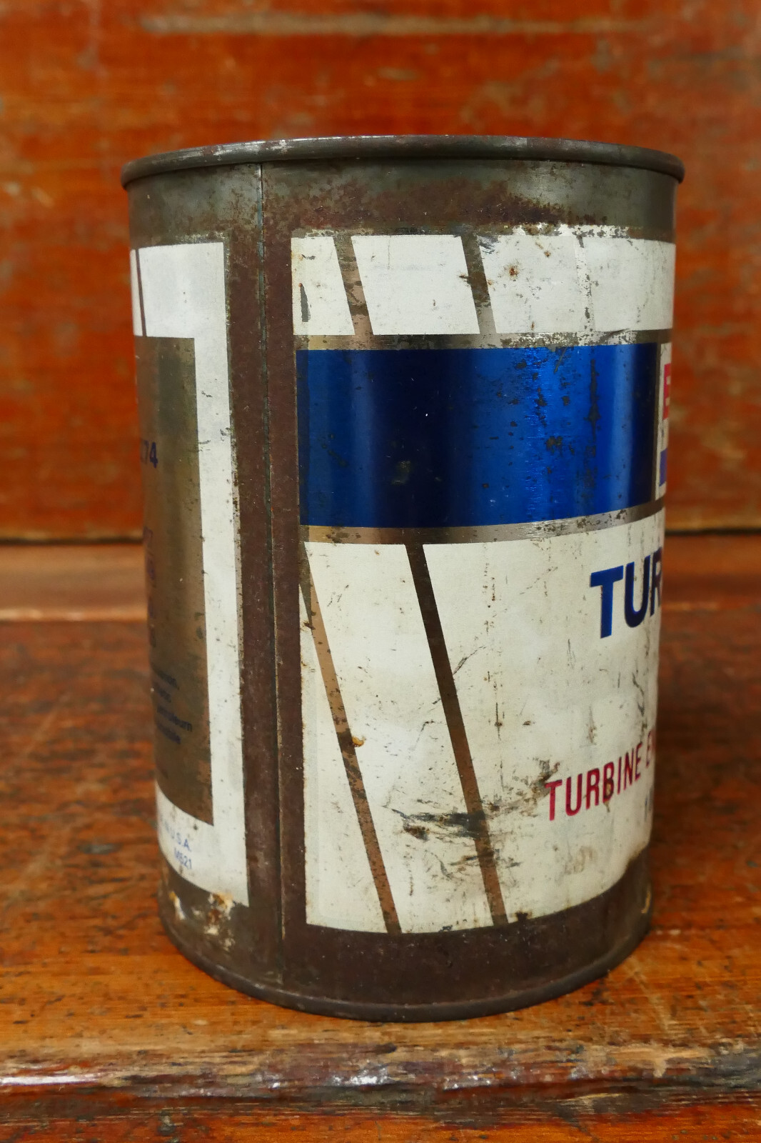 Vintage EXXON Turbo Oil 274 Metal One Quart Motor Oil Can Empty eBay