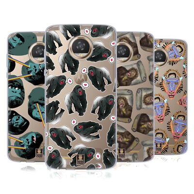 HEAD CASE DESIGNS FUNNY APES SOFT GEL CASE FOR MOTOROLA PHONES