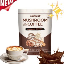 Café aux champignons bio, crinière de lion, reishi, coup de fouet énergétique