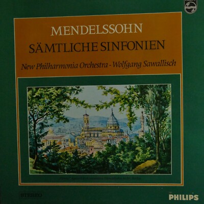 Wolfgang Sawallisch Mendelssohn Sämtliche Sinfonien Philips S-C71AX404 LP-9639