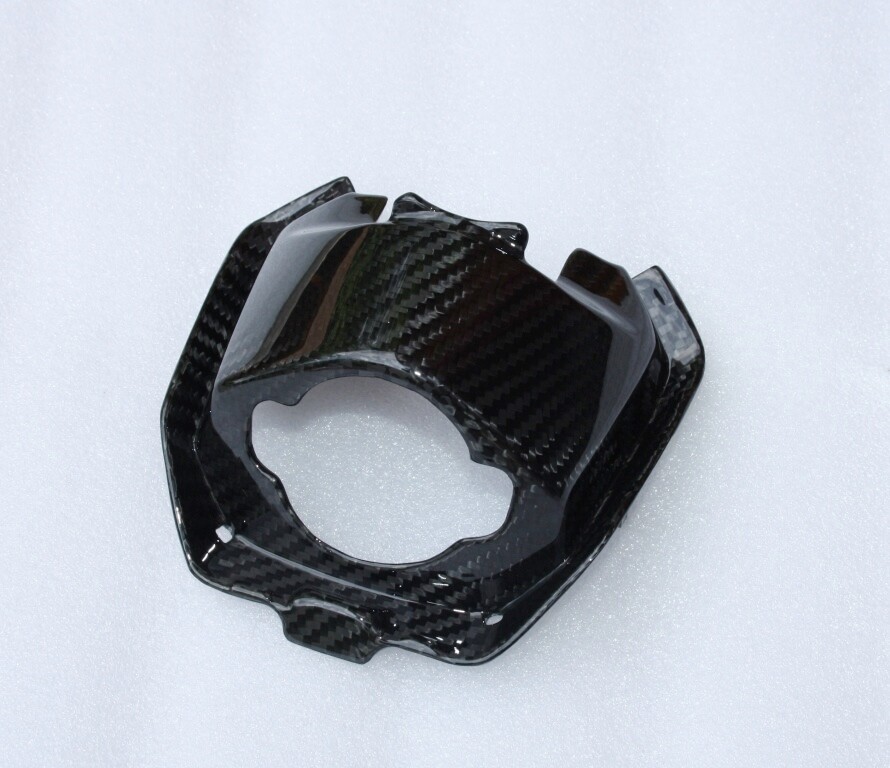 Contour de clé Honda CB1000R en carbone brillant véritable de haute qualité