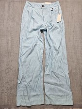 A New Day Women's High-Rise Relaxed Fit Wide Leg Trousers Size 6 Blue