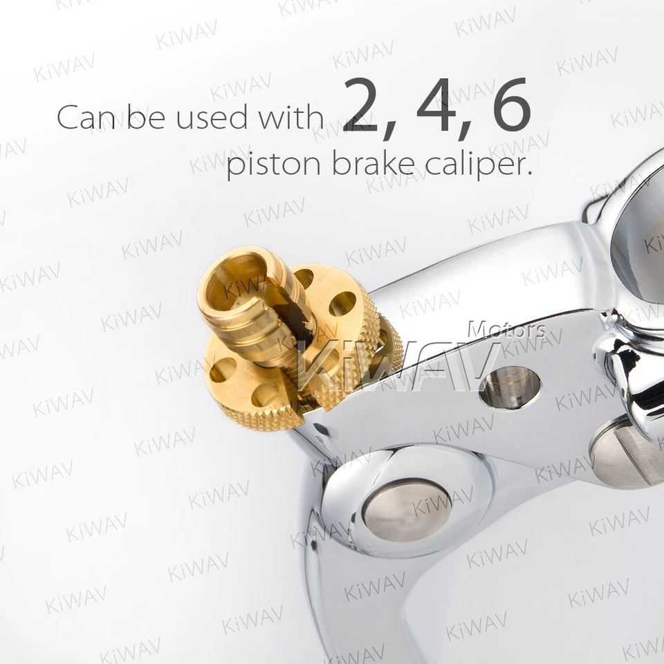 cromado moto control manual cable embrague freno hidráulico se adapta a Triumph Norton Foto 4 de 4