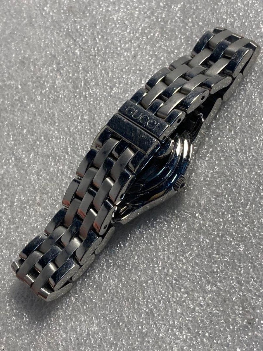 GUCCI 5500L Watch Silver Silver Dial QZ Women's Wrist Watch GUCCI 5500L Watch Silver Silver Dial QZ Women's Wrist Watch