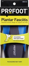 Plantar Fasciitis Orthotic Insoles for Men Sizes 8-13   Gel Shoe Inserts for
