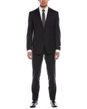 Canali 2Pc Wool Suit Men's Navy 46