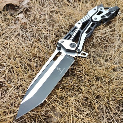 All-Steel Mechanical Folder - Heavy Duty Camping & Outdoor Knife