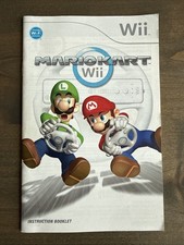 Mario Kart MarioKart Nintendo Wii Authentic Instruction Booklet Only
