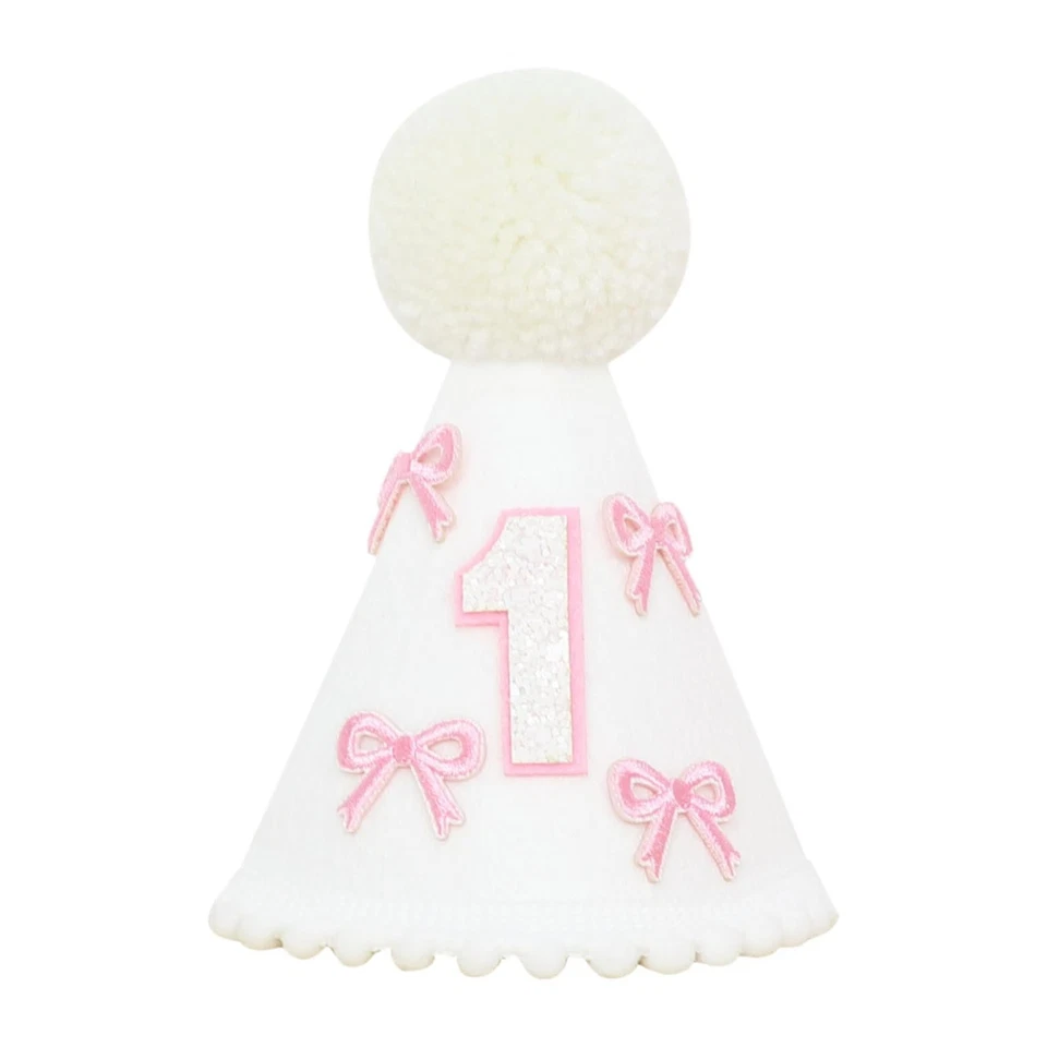 1er Sombrero de Cumpleaños Suave Foto Accesorios Boho Decoraciones de Cumpleaños para Niños Niñas Foto 4 de 4