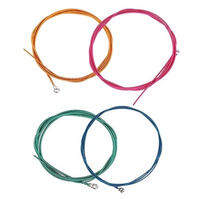 4PCS Electric Bass Strings Four Color Durable Bass Guitar String Music Part