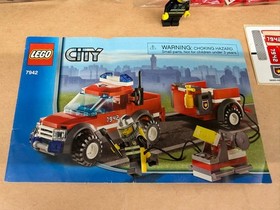 LEGO CITY 7942 Off-Road Fire Rescue 131 Pieces No Box Pre-Owned