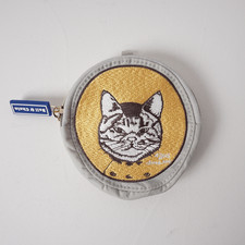 Ball  Chain  Cute Cat Coin Purse Keychain Mini Storage Pouch