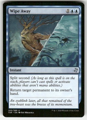 Wipe Away 100 UC Time Spiral: Remastered NM Magic: The Gathering