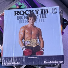 Rocky III LaserDisc Stereo Extended Play United Artists Sylvester Stallone