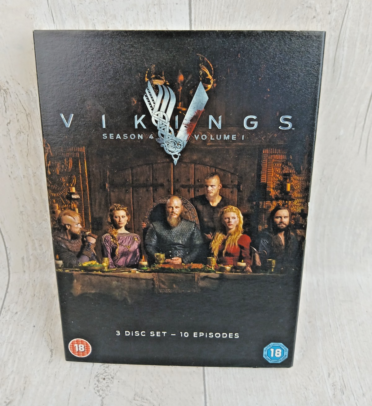 Vikings Season 4 Volume 1 3-disc DVD set