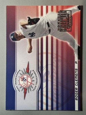 Roger Clemens 2003 Donruss Team Trademarks /500 Silver Signature Yankees #TT-28