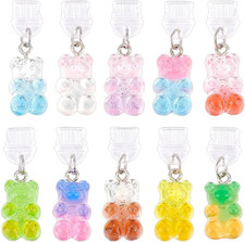 OLYCRAFT 10Pcs Dust Plug Charm Type C anti Dust Plugs 1.4 Inch Long Mobile Dustp