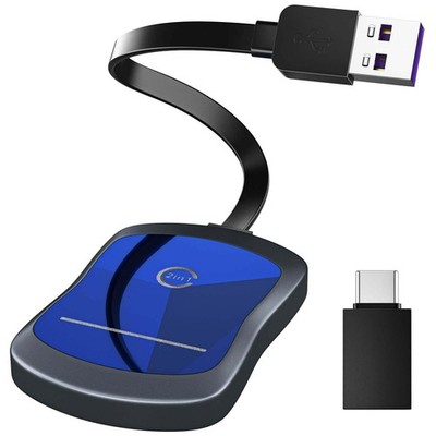 Upgraded Android Auto Wireless Adapter for Cars 2017+, 2 in 1 Wireless Carpla...
