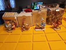 Lot Of 4 Cherished Teddies Figurines With Boxes
