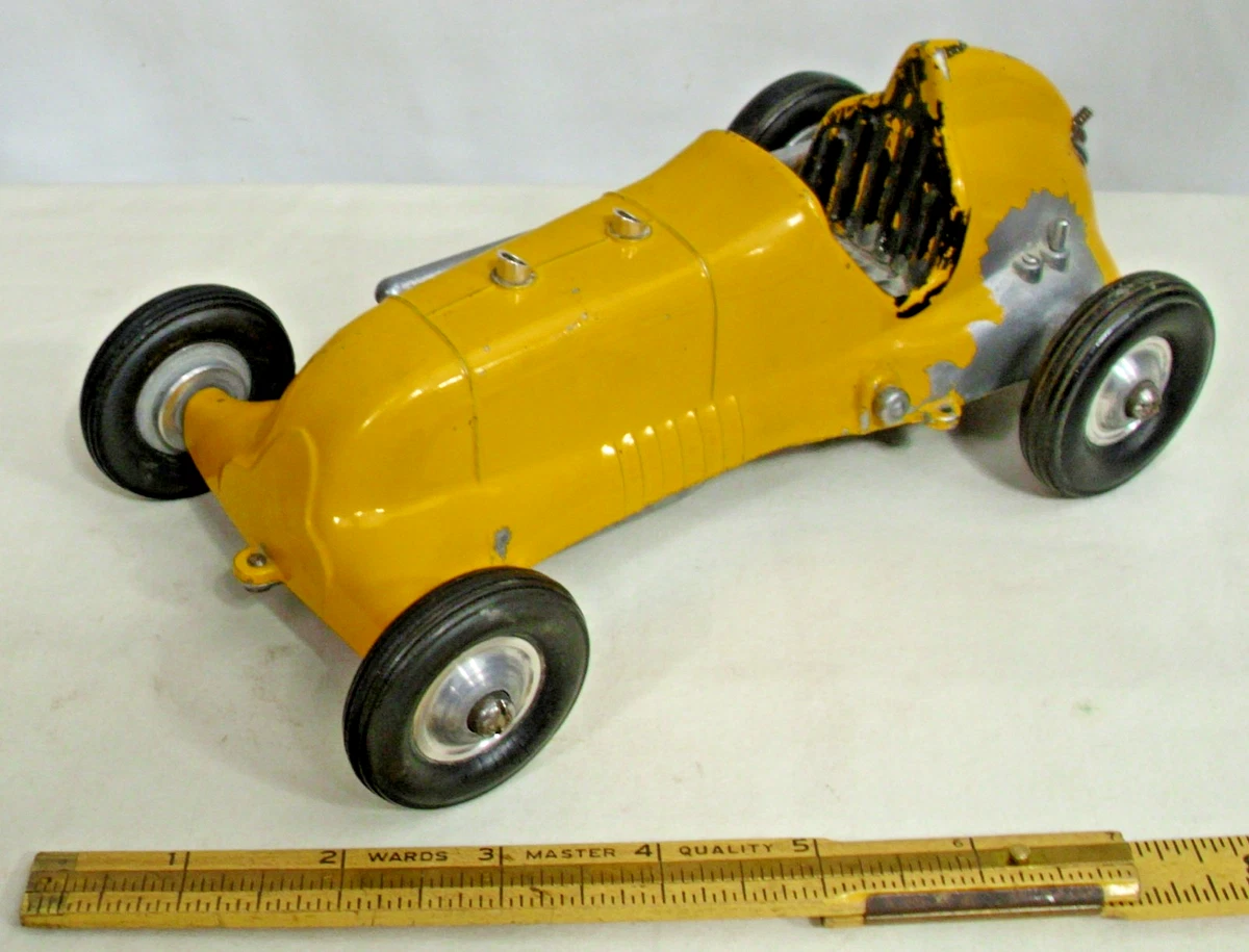 RAY COX FINGERHUT DROME SPECIAL TETHER CAR MIT MOTOR IN GELB 40er JAHRE