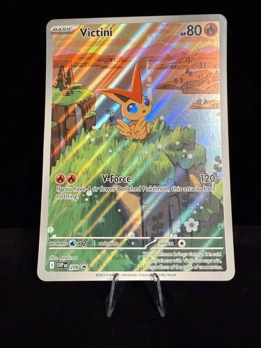 *JUMBO* Victini 208 Black Bolt White Flare Promo Illustration Collection Pokemon