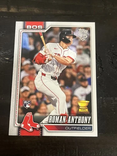 2026 Topps Roman Anthony Rookie Card Boston Red Sox #189 Grade It Ready NM