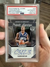 2024 PANINI NIL UCONN CARON BUTLER /1  PRIVATE SIGNINGS POP 1 PSA AUTHENTIC