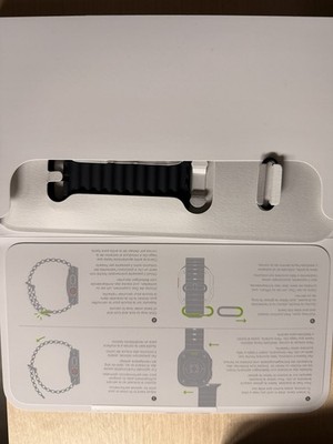 Apple Watch Ocean Band Strap Black for Watch Ultra & Ultra 2 MT653AM/A