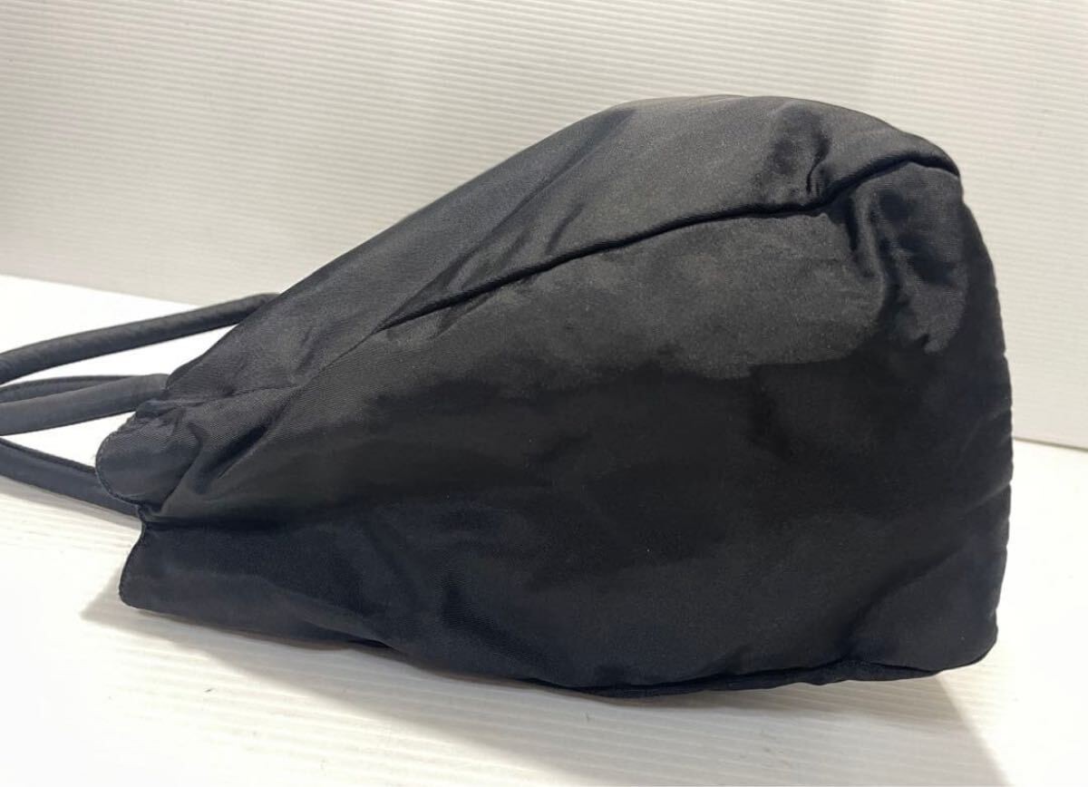 Prada Nylon Tessuto Black Tote Bag Vintage Authentic thumbnail 4