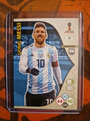 LIONEL MESSI Panini FIFA WORLD CUP RUSSIA 2018 Adrenalyn XL Card