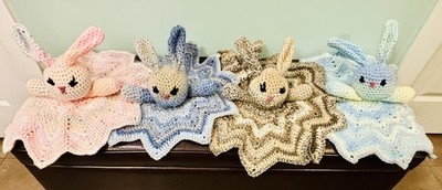 Beautiful Super Soft Handcrafted Honey Bunny Blanket Just In Time For Easter