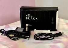 WD BLACK D10 12TB Game Drive for Xbox External HDD 7200RPM Tested 3.5” HDD w/box