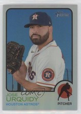 2022 Topps Heritage High Number Chrome Refractor 24/673 Jose Urquidy #647 g2u