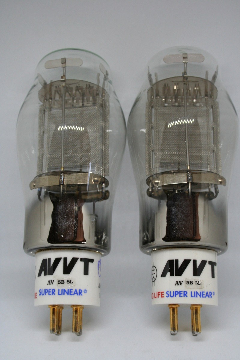 300B MESH PLATE AV5M ALESA VAIC PAIR NOS tube valve lampe röhre