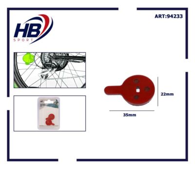 x Paar Bremsbeläge für Fahrrad Fahrrad 94233 dfh