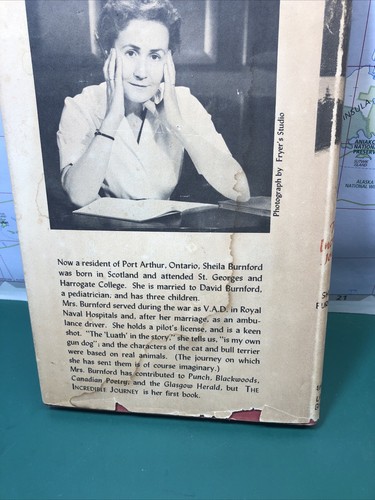 VINTAGE - THE INCREDIBLE JOURNEY, Sheila Burnford, Carl Burger, 1961 Hardcover - Picture 8 of 8