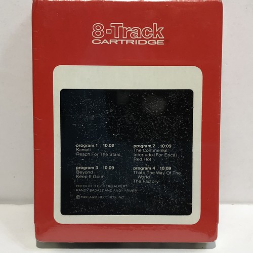 Herb Alpert Beyond Sealed 8 Track Tape A&M Records 1980 8T-3717 S-143467 - Imagen 2 de 6