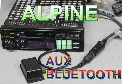 VINTAGE CAR STEREO ALPINE AUX BLUETOOTH MODULE