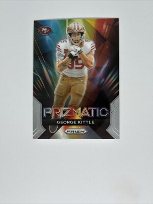 2023 Panini Prizm 18 George Kittle Prizmatic Insert San Francisco 