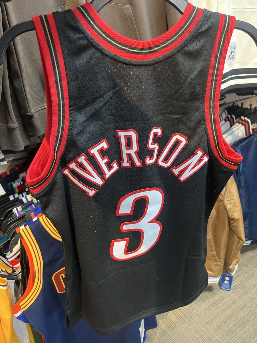 IVERSON - フットボールシャツ Eastern Conference Allen Iverson #6 Mitchell Ness 2002 All