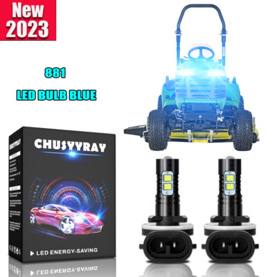 2 8000K LED headlight bulbs for John Deere Tractor 9770STS pn AXE16948 Gator US