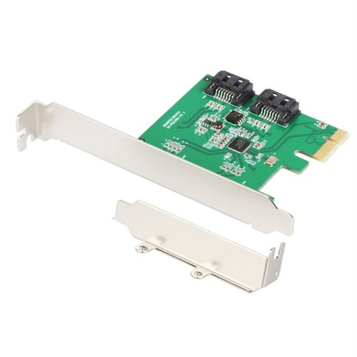 2 Port SATA3.0 PCIE Controller Support RAID0/RAID1 PCIe Expansion Card 6Gbps - Picture 2 of 8