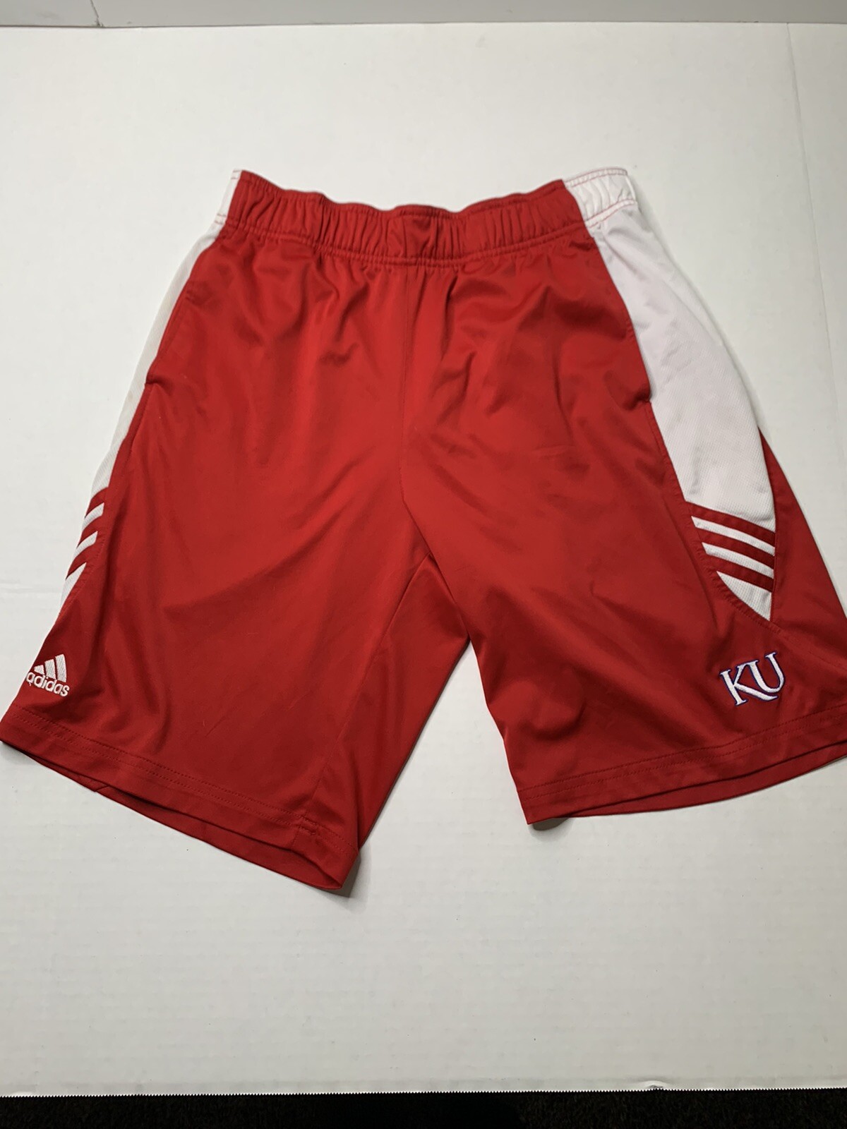 Kansas Jayhawks adidas Climacool Practice Shorts Men's Crimson/White Team Issued