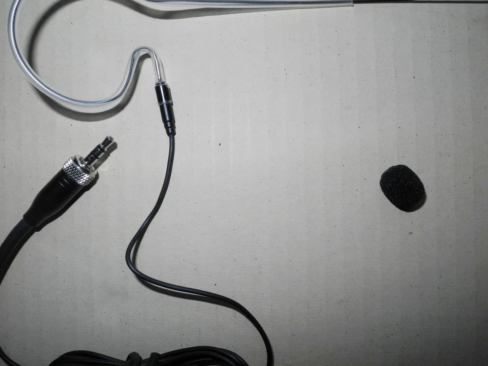 Brand New Black Single Ear Hook Headworn Microphone For Sennheiser HeadMic - Image 2 of 3